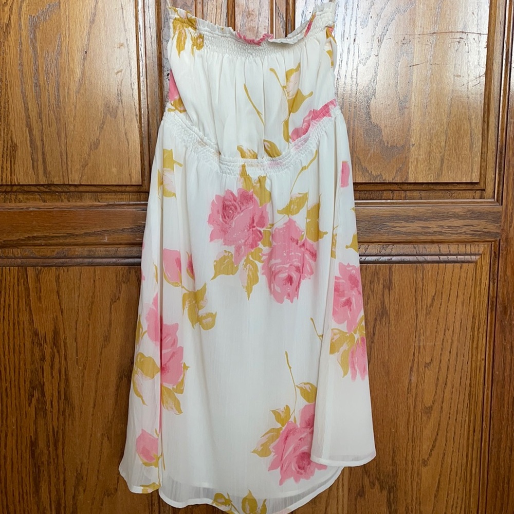 boho strapless dress